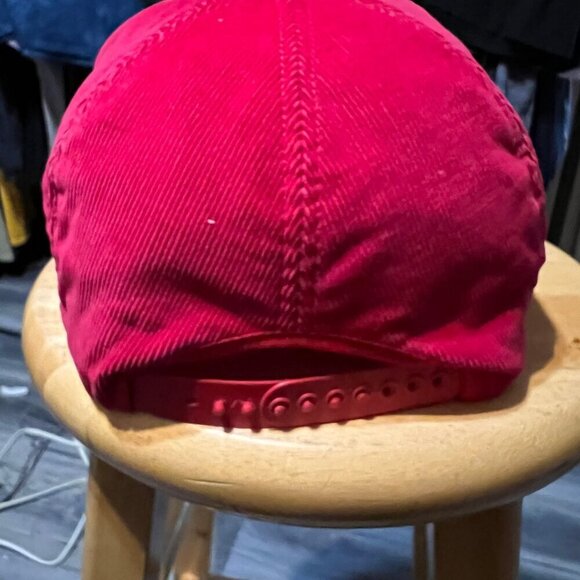 Alpo Red Corduroy SnapBack Hat - Picture 3 of 7